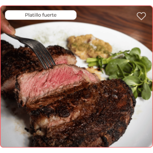 Presentación de platillos Restaurante La Nacional en Monterrey